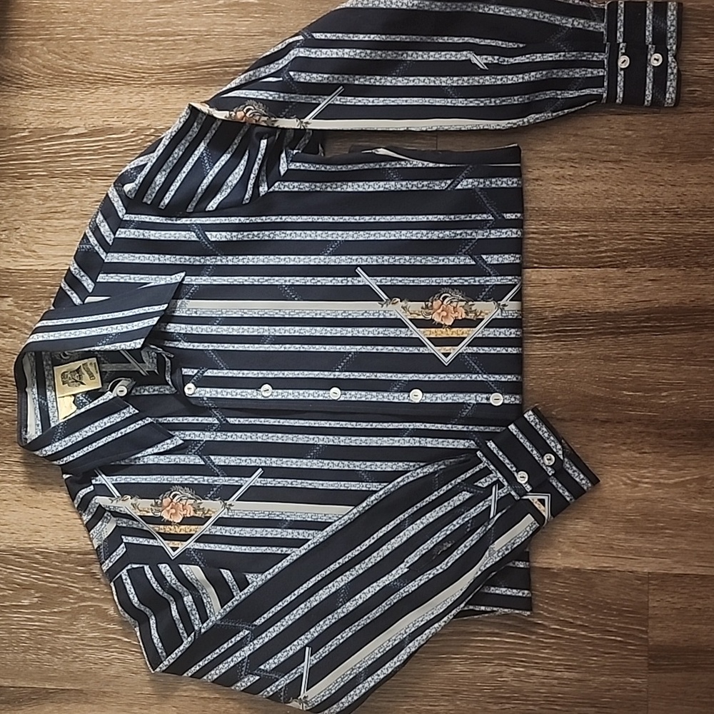 🔥 HOT DEAL 1970s Kennigton LTD  Wrinkle Free Button Down Longsleeve Shirt